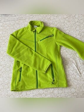 Lime Green Fleece Jacket